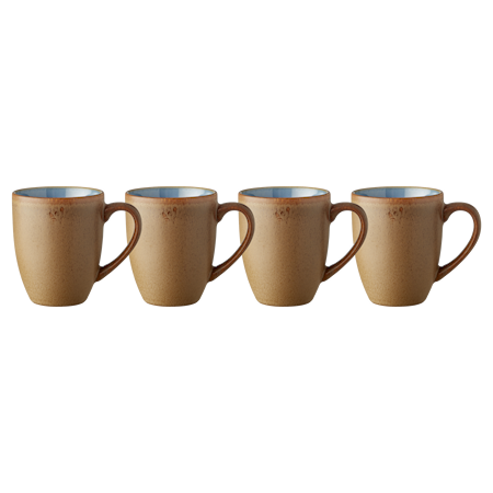 Bitz Mugg m öra 30 cl 4-pack Wood/Ocean