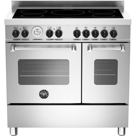 Bertazzoni MAS905IMFED Induktionshäll med 2 ugnar stål