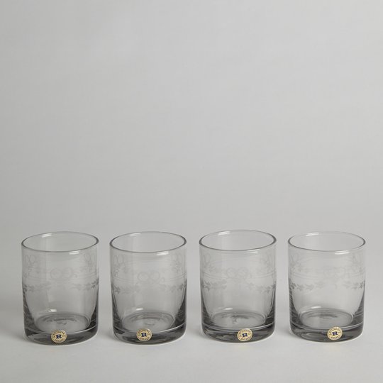 Reijmyre Glasbruk - SÅLD Tumblerglas "Antik" 4 st