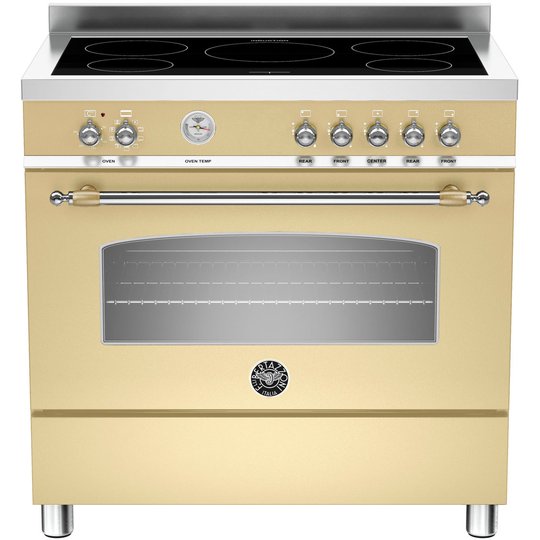 Bertazzoni HER905IMFES Induktionshäll med ugn beige