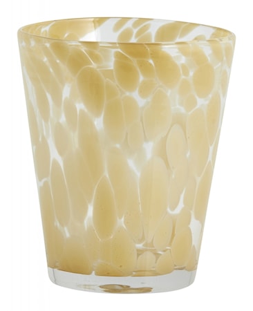 TEPIN Vattenglas Klar/Beige
