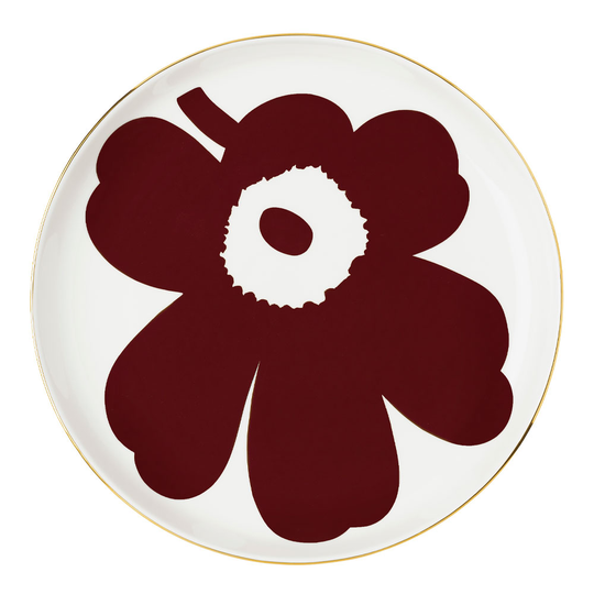 Marimekko - Juhla Unikko Tallrik 32 cm