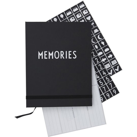 Design Letters Photo Book, Svart