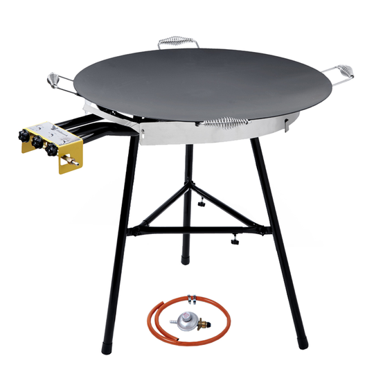 Hällmark - Set, Stekhäll 78 cm+Gasolbrännare+Regulatorset