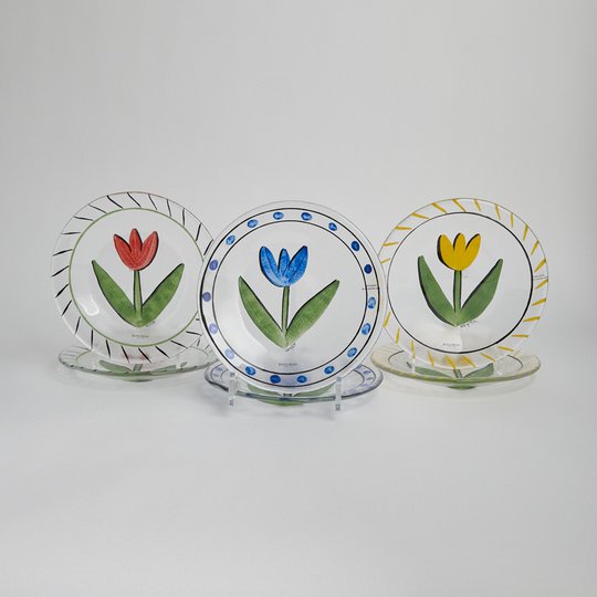 Kosta Boda - SÅLD Assietter "Tulipa" 6 st