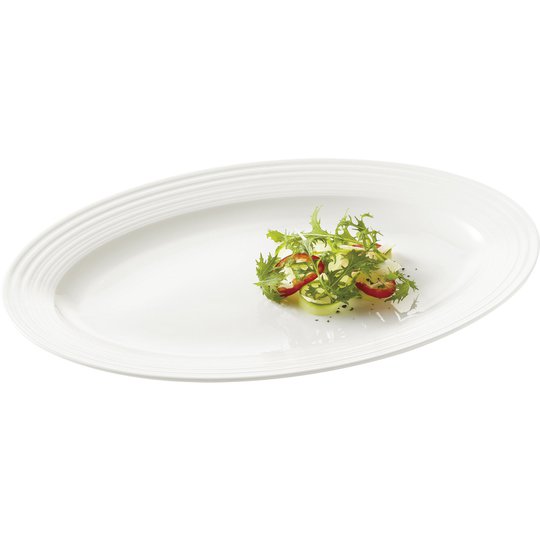 Aida Passion Oval Tallrik 41 x 28 cm Cremevit