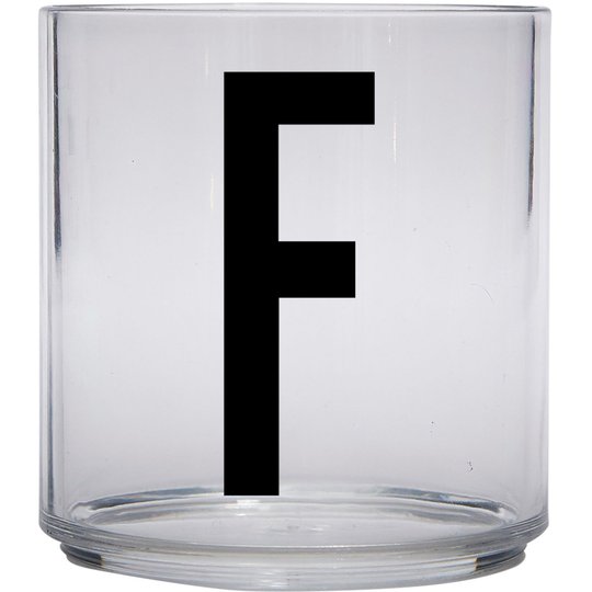 Design Letters Tritan Plastglas barn, F