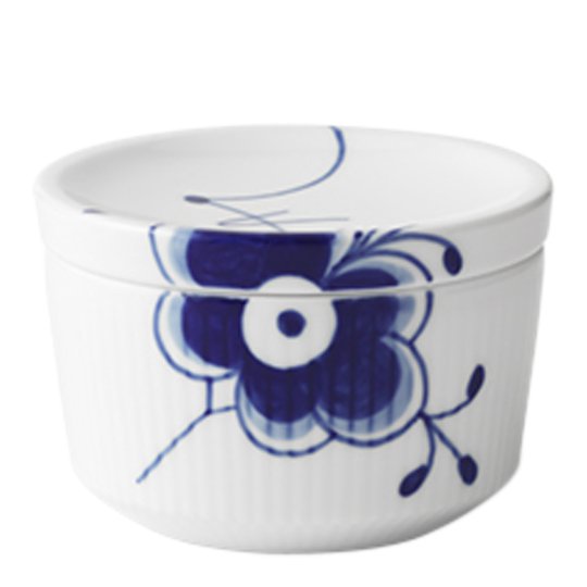 Royal Copenhagen - Blue Fluted Mega Skål med lock 20 cl