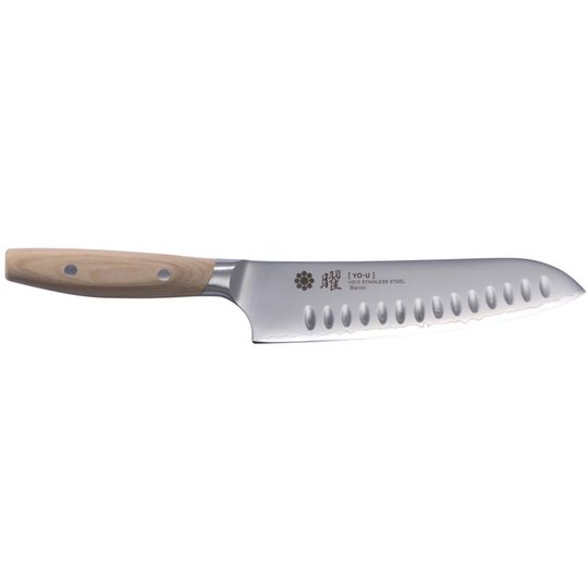 Yaxell YO-U Santokukniv Olivslipad 18 cm