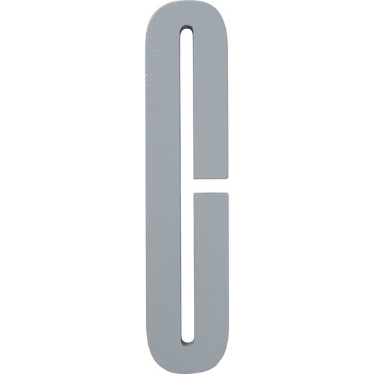 Design Letters Grå Bokstav i Trä, C
