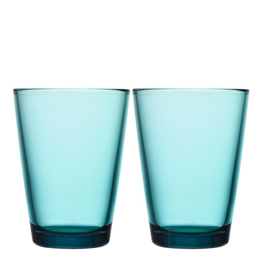 Iittala - Kartio Glas 40 cl 2-pack Havsblå