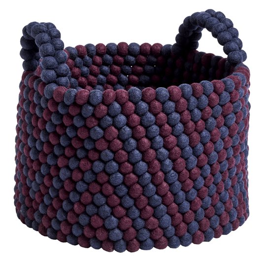 Hay - Förvaringskorg med Handtag 30 cm Burgundy Chevron