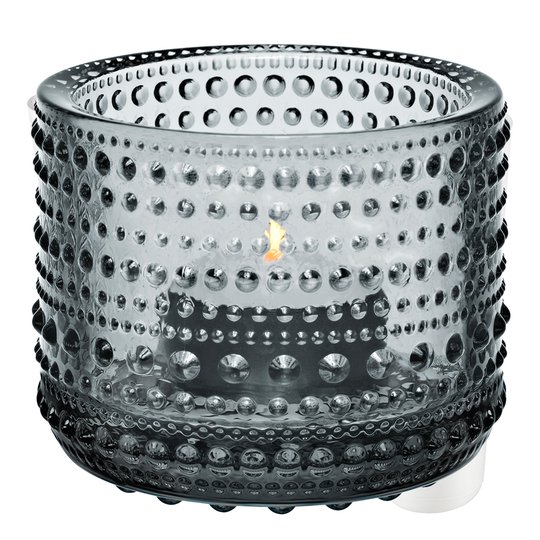 Iittala - Kastehelmi Ljuslykta 6,4 cm Grå