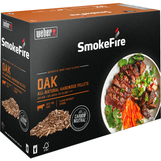 Weber Träpellet – Ek, 8 kg