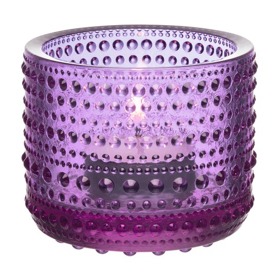 Iittala Kastehelmi ljuslykta, 6,4 cm. ametist
