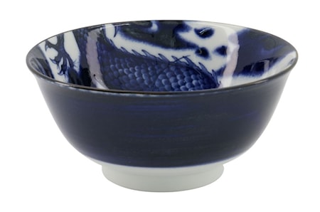 Japonism Dragon Tayo Skål 14.7x7.6cm 500ml Blå