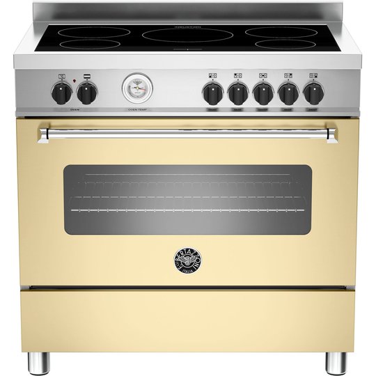 Bertazzoni MAS905IMFES Master Induktionshäll med ugn beige