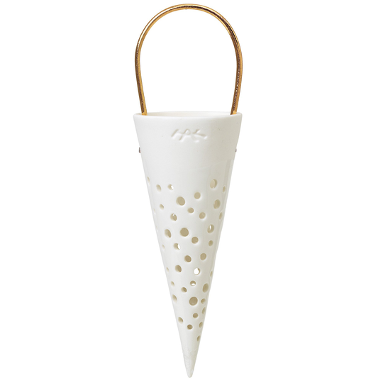 Kähler Nobili julstrut 18,5 cm, snövit