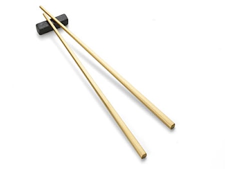 Ätpinnar 2set Mässing/Satin 23cm