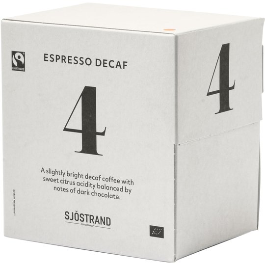 Sjöstrand Sjöstrand N°4 Espress Decaf Kapslar, 100 pack