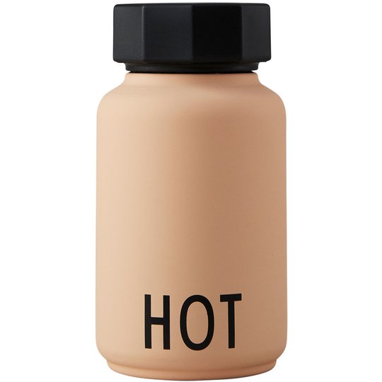 Design Letters Thermo/Insulated Liten Flaska, HOT & COLD Beige