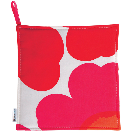 Marimekko Pieni Unikko grytlapp, röd