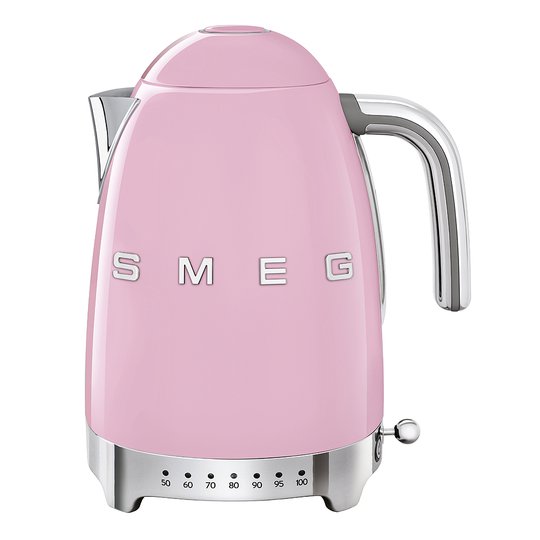 Smeg - 50's Style Vattenkokare variabel temperatur 1,7 L Rosa