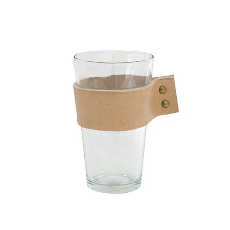 Sabina Glas Natural Glas/Läder