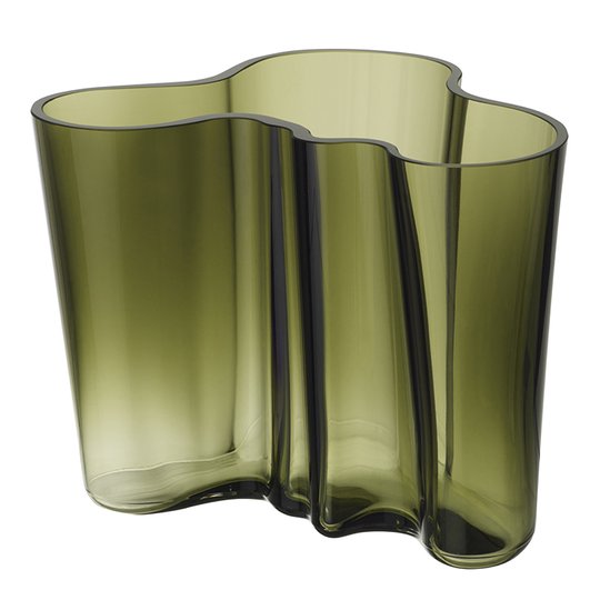 Iittala - Alvar Aalto Collection Vas 16 cm Mossgrön
