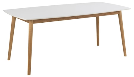 Gunnar Matbord 180x90 cm Vit/Ek