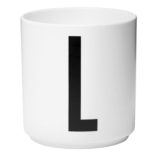 Design Letters - Design Letters Mugg L Vit