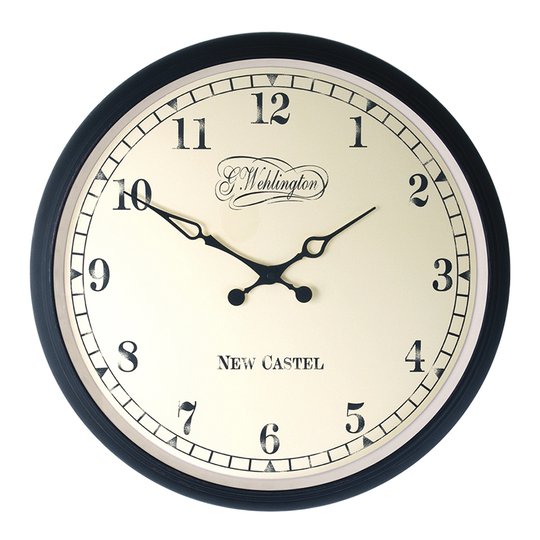 NeXtime - Aaltje Väggklocka 25 cm Svart