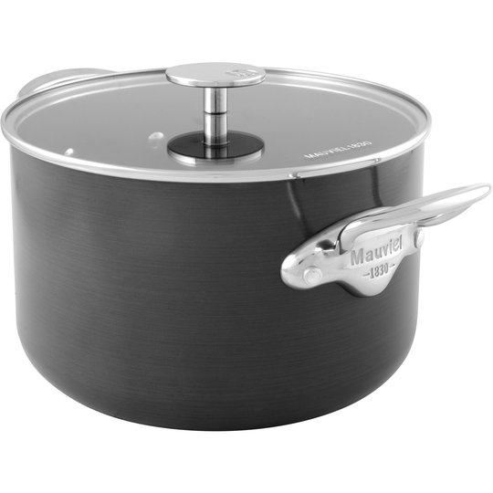 Mauviel M'Stone3 gryta med glaslock, 5,9 liter