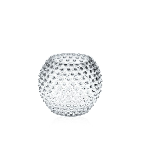 Hobnail Globe Vas 18 cm Crystal