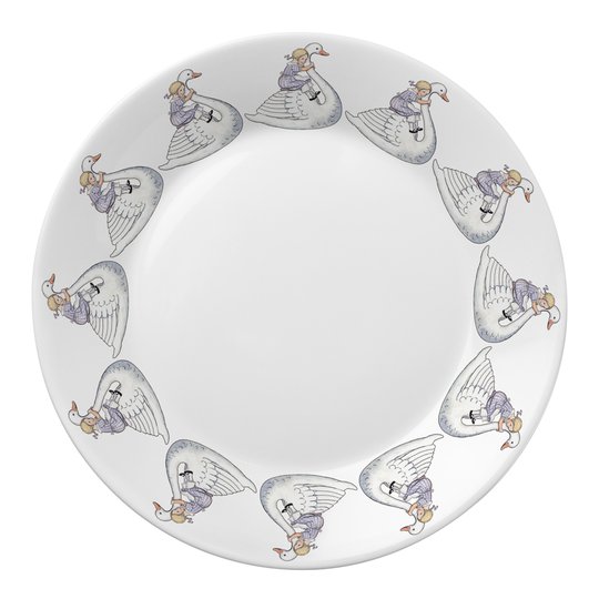 Design House Stockholm - Elsa Beskow Tallrik flat 21,5 cm Svan