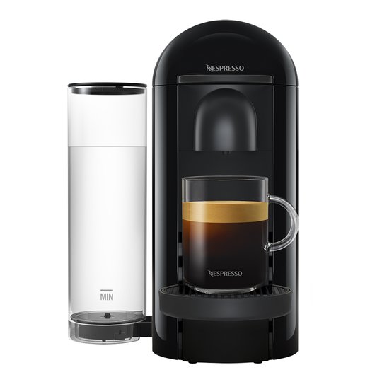 Nespresso - VertuoPlus Round Top Kaffemaskin Black Ink