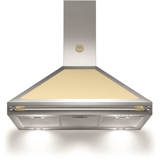 Bertazzoni Fläktkåpa K90HERCRA 90 cm, Heritage-serien, beige