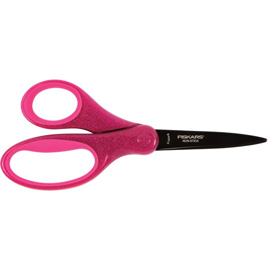 Fiskars Barnsax Glitter rosa