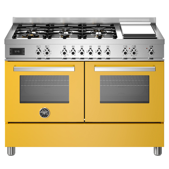 Bertazzoni PRO126G2EGIT Professional gasspis, 120 cm, gul