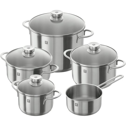 Zwilling Twin Nova Grytset 5 Delar med glaslock