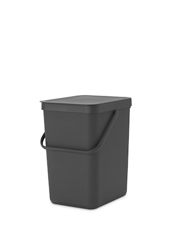 Sort & Go Avfallshink Grå 25 liter