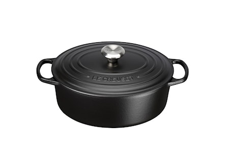 Oval Gryta 31 cm Matte Black