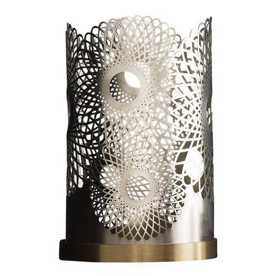 Skultuna - Bohinc Feather Ljuslykta 14 cm Silver