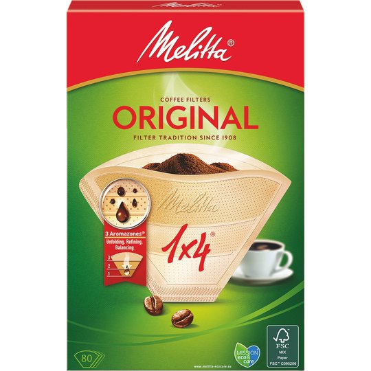 Melitta Kaffefilter 1x4/80