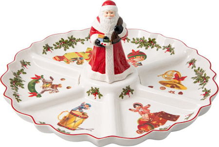 Toy's Fantasy Uppläggningsfat med tomte, 38cm