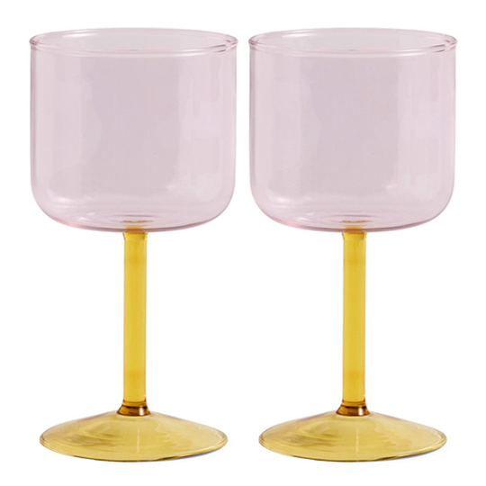 Hay - Tint Vinglas 2-pack Rosa/Gul