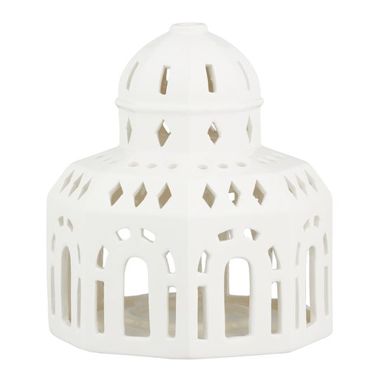 Kähler Design - Urbania Ljuslyka Glassalen 14,5 cm Vit