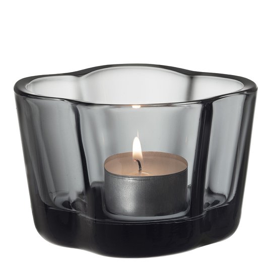 Iittala - Alvar Aalto Collection Ljuslykta 6 cm Grå