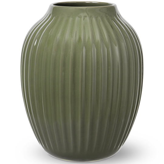 Kähler Hammershøi vase 25,5 cm, mörkgrön