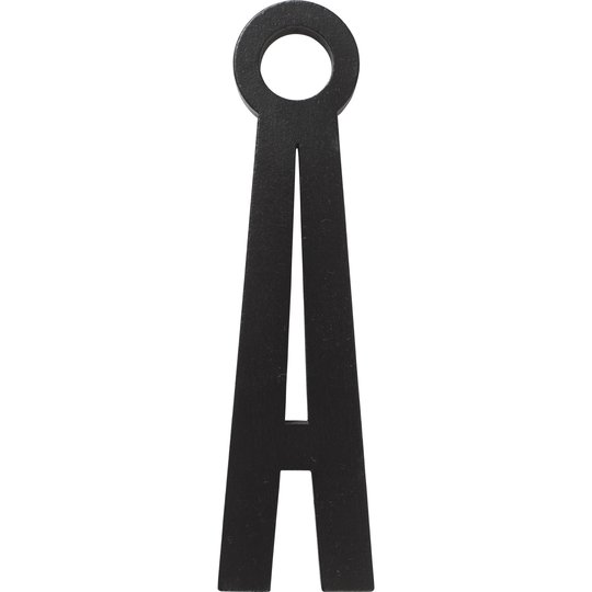 Design Letters Träbokstav i svart, Å